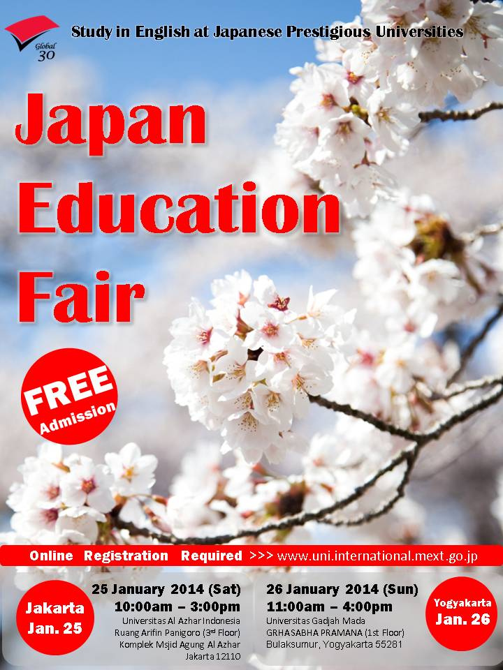 Global 30 Japan Education Fair (Indonesia) 2014
